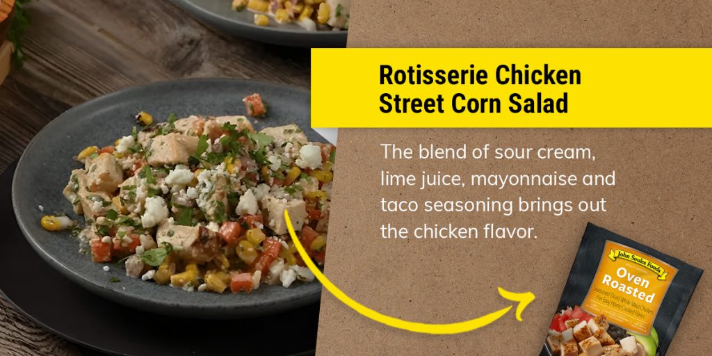 Rotisserie Chicken Street Corn Salad