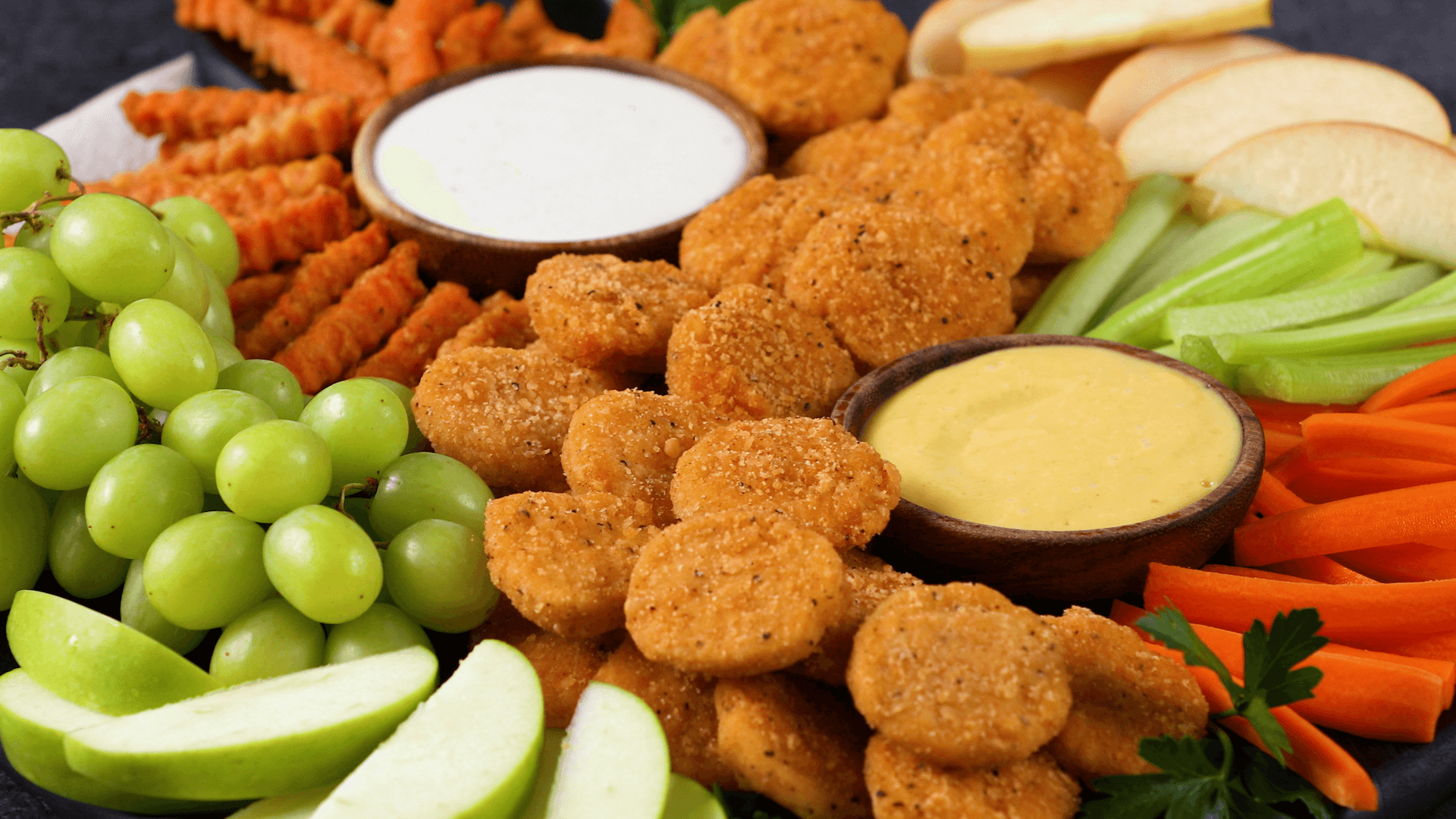 Chicken Nugget Charcuterie Board Ideas | John Soules Foods
