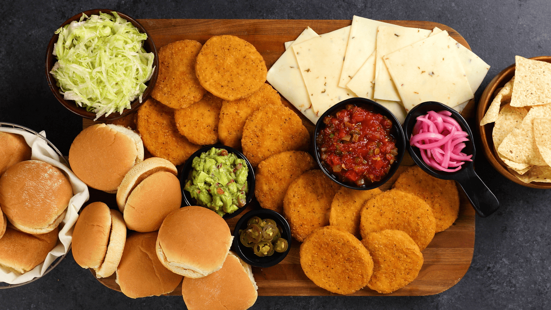 Tex-Mex Chicken Burger Bar Step 8