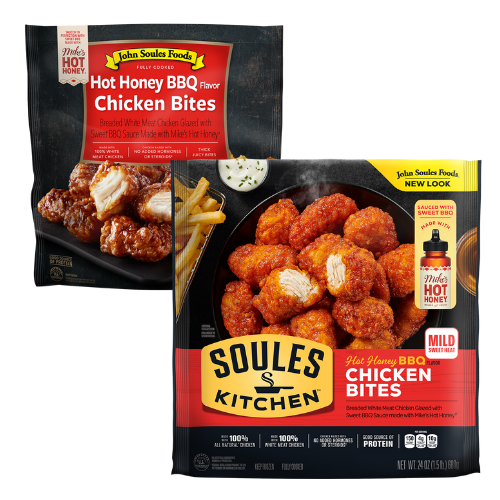 Hot Honey BBQ Chicken Bites packaging