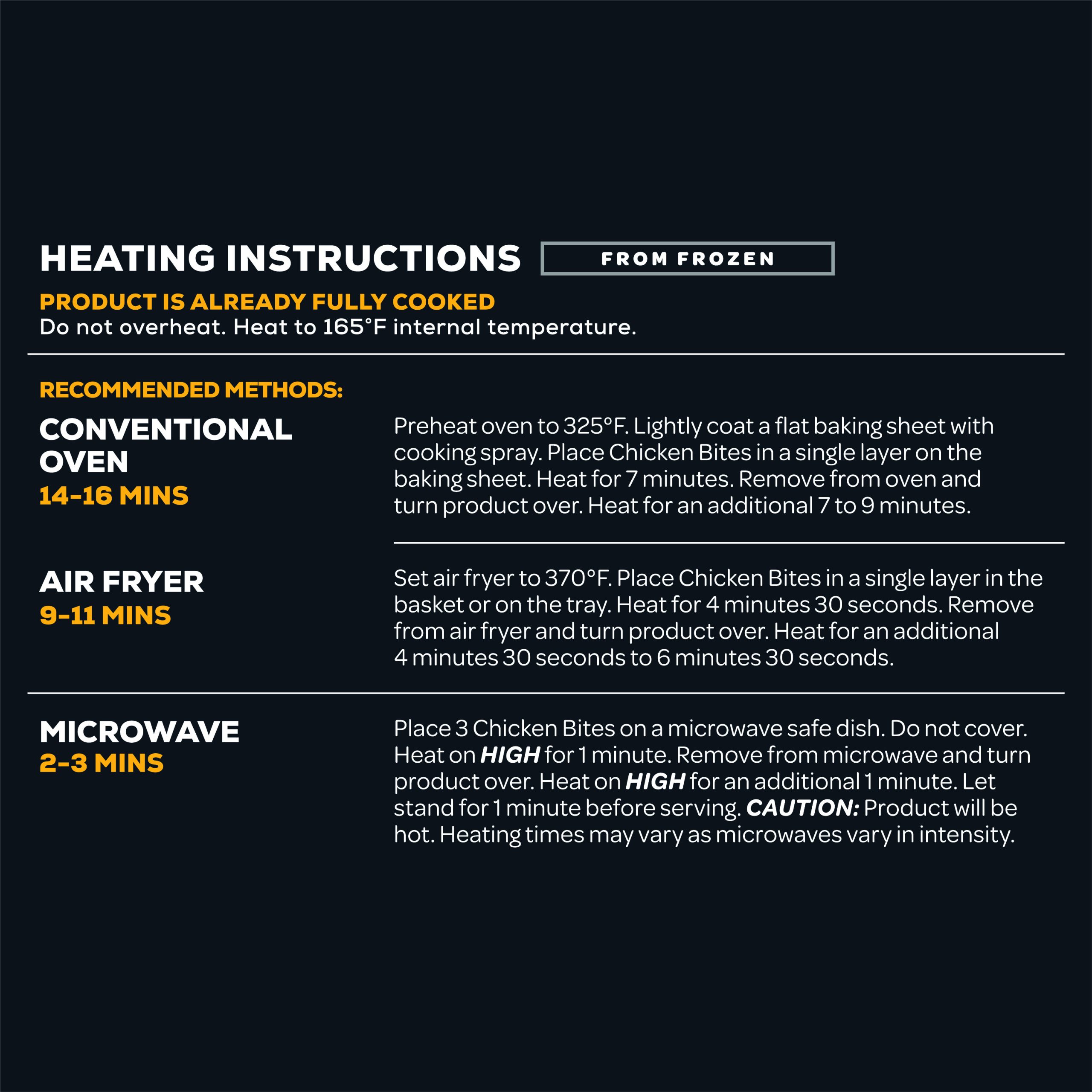 Hot Honey BBQ Chicken Bites packaging