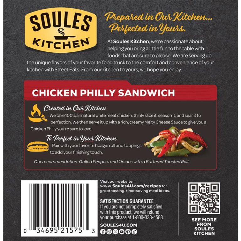 Street Eats Philly Chicken & Melty Cheese 11oz RFG_Back