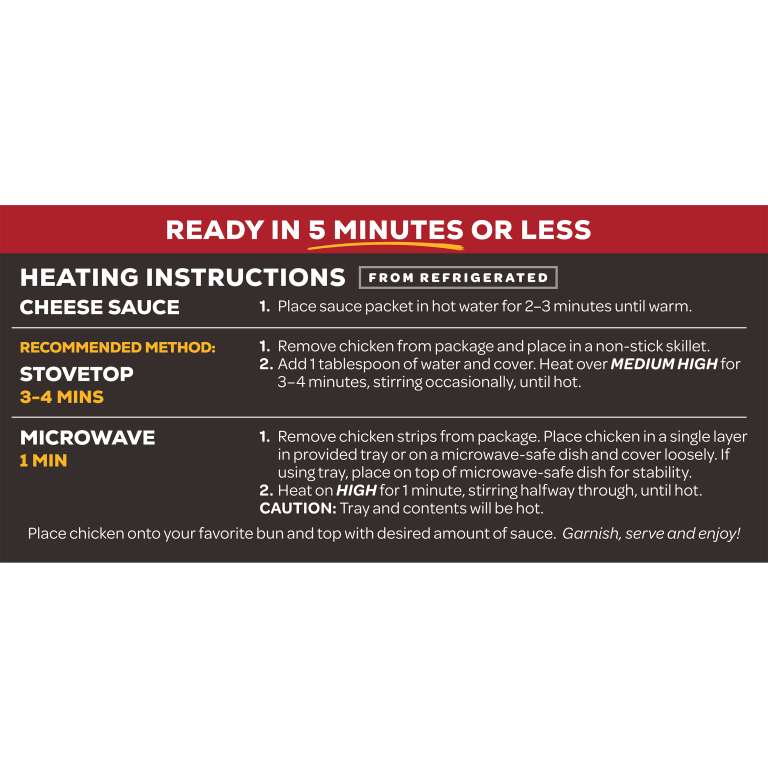 Street Eats Philly Chicken & Melty Cheese 11oz RFG_Heating