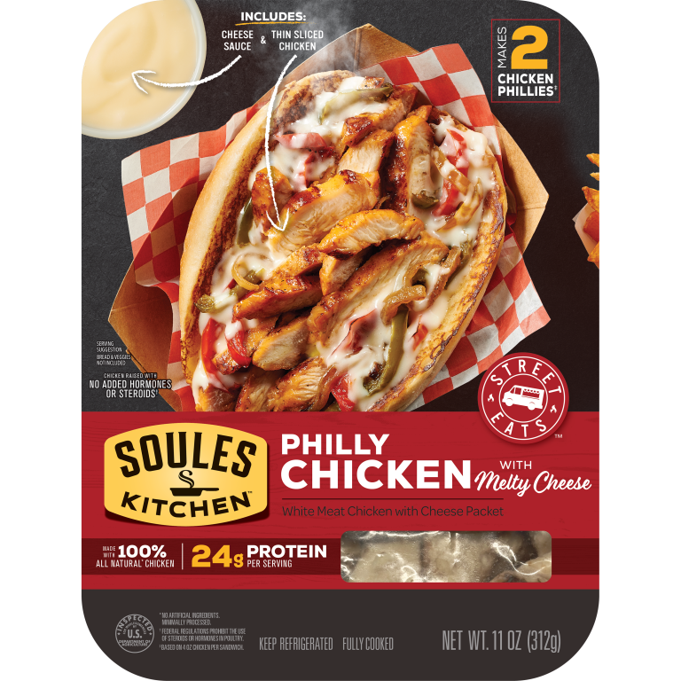 Street Eats Philly Chicken & Melty Cheese 11oz RFG_PDP