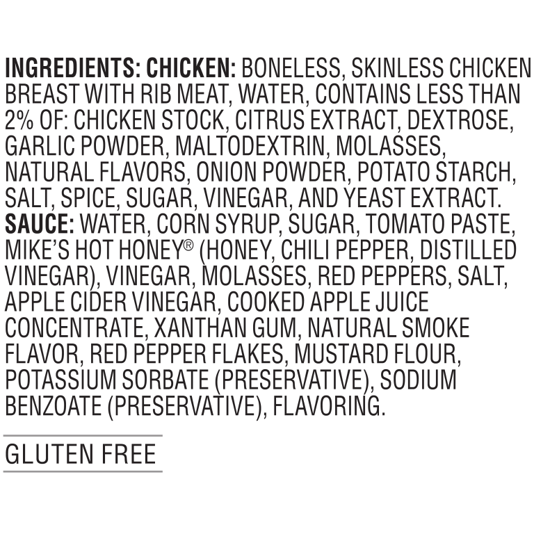 HotHoneyBBQChicken_w-Sauce_15oz_RFG-Ingredients