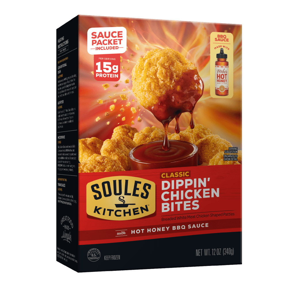 Soules Kitchen Classic Dippin' Chicken Bites packaging