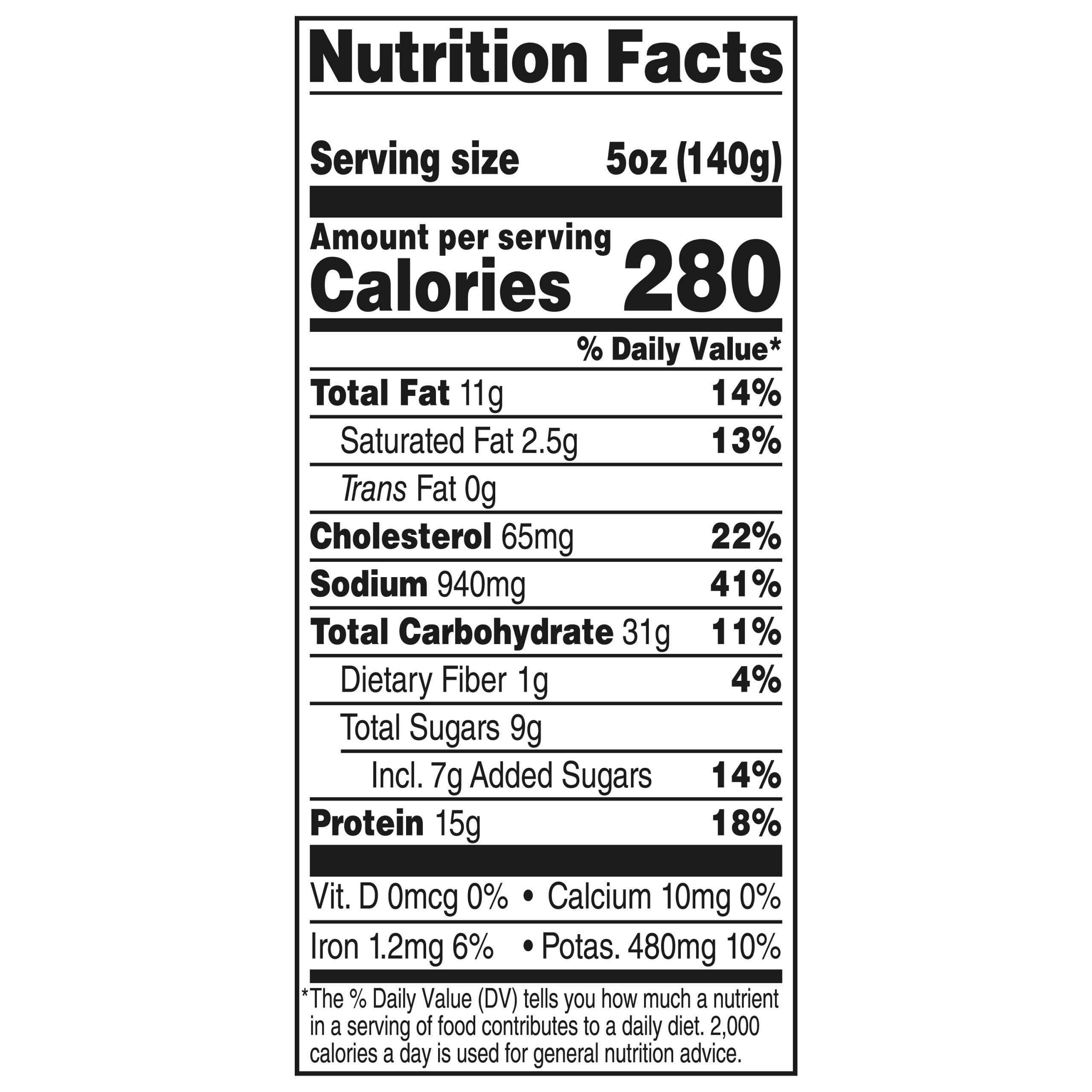 Soules Kitchen Classic Dippin' Chicken Bites nutrition facts