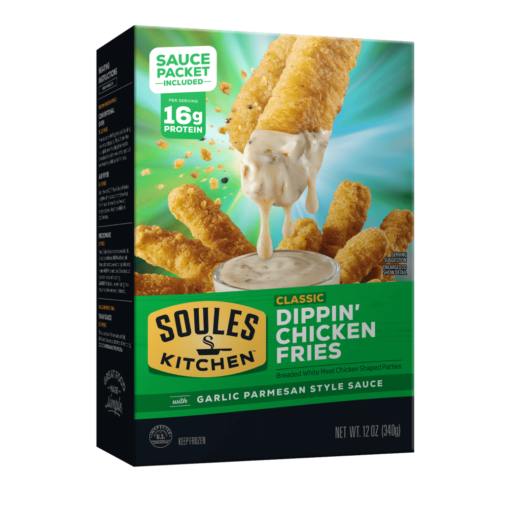 Soules Kitchen Southern Style Dippin' Chicken Fries packaging